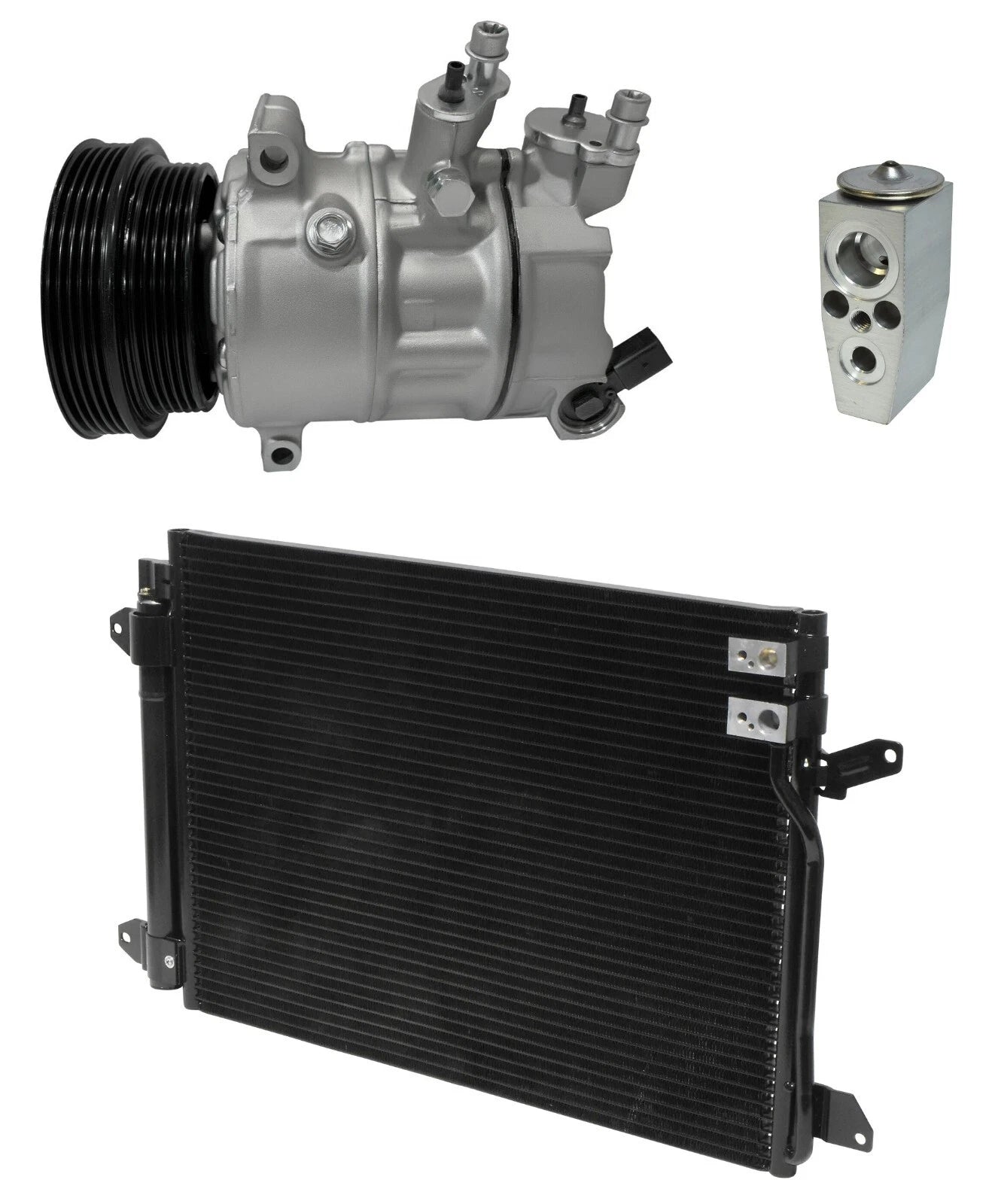 AC Compressor Kit With Condenser for Volkswagen Beetle 2.5L (2014–2019)