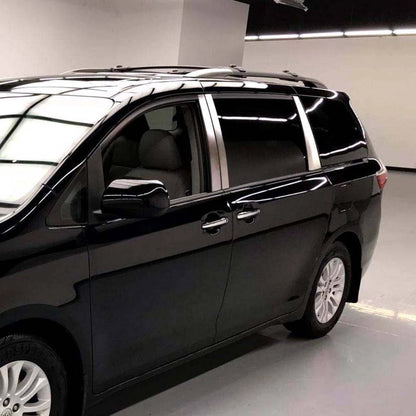 6Pc Chrome Pillar Post Covers Replacement for Toyota Sienna (2011–2022)