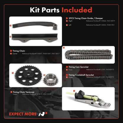 6X Timing Chain Kit for Chevy LUV (1976–1982)