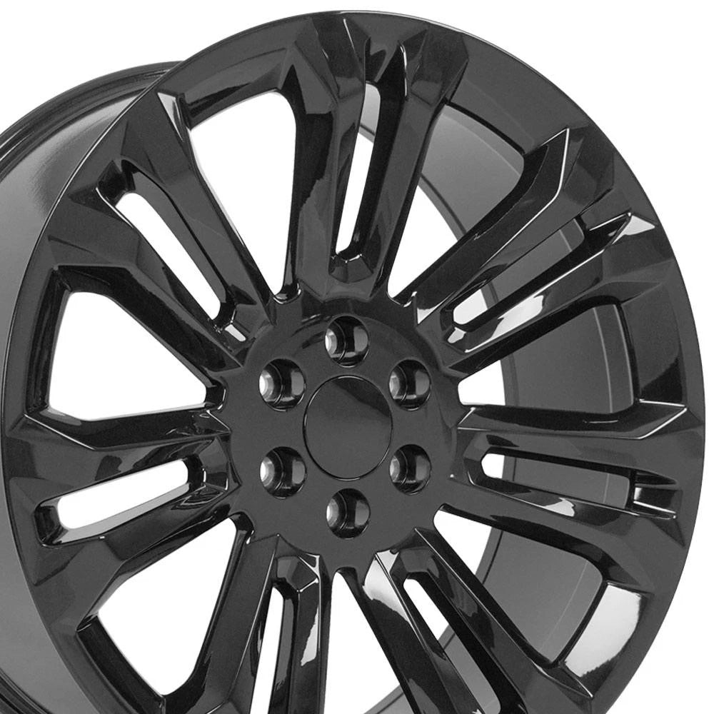 24" Gloss Black Wheel for 1992-1994 Chevy Blazer - RVO4656 - RVO4656