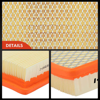 2X Engine Air Filter for Chevy Impala (2000–2005) Buick LaCrosse (2005–2009)