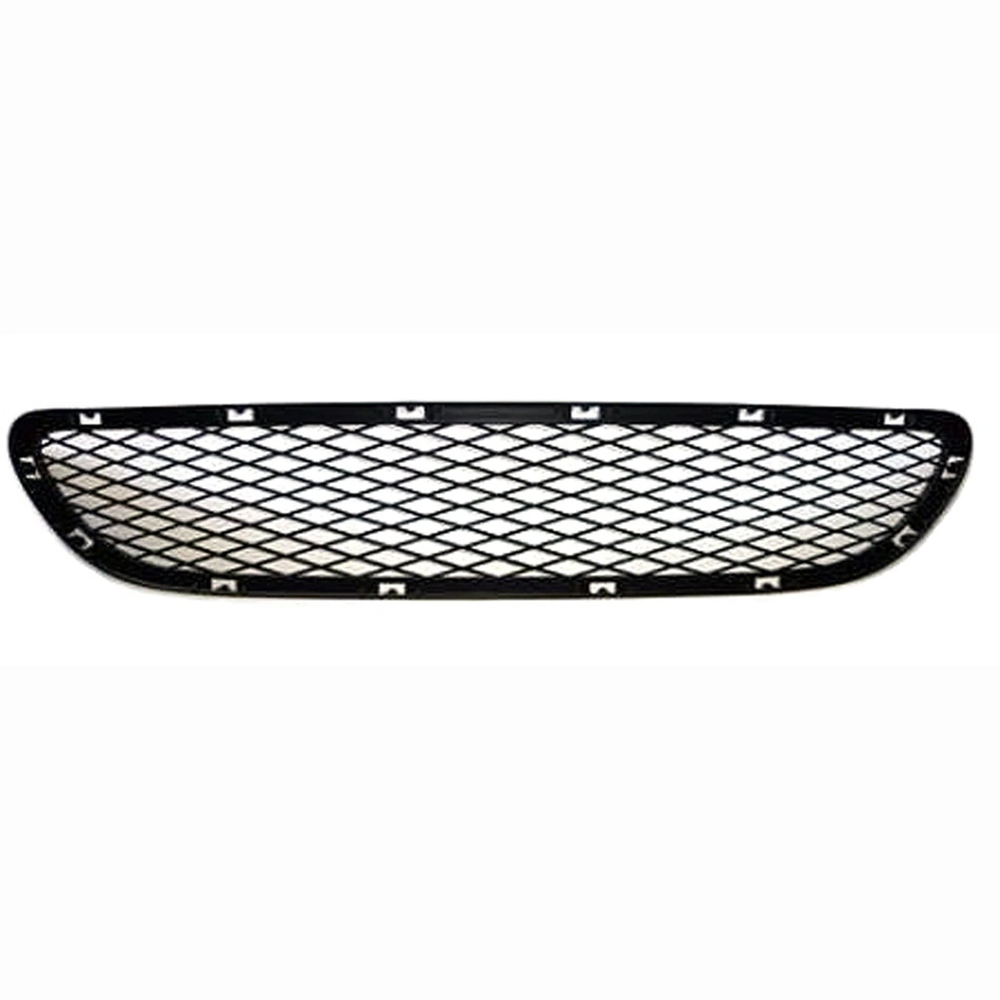 Replacement Black Plastic Front Center Bumper Cover Grille-See Compatible Chart