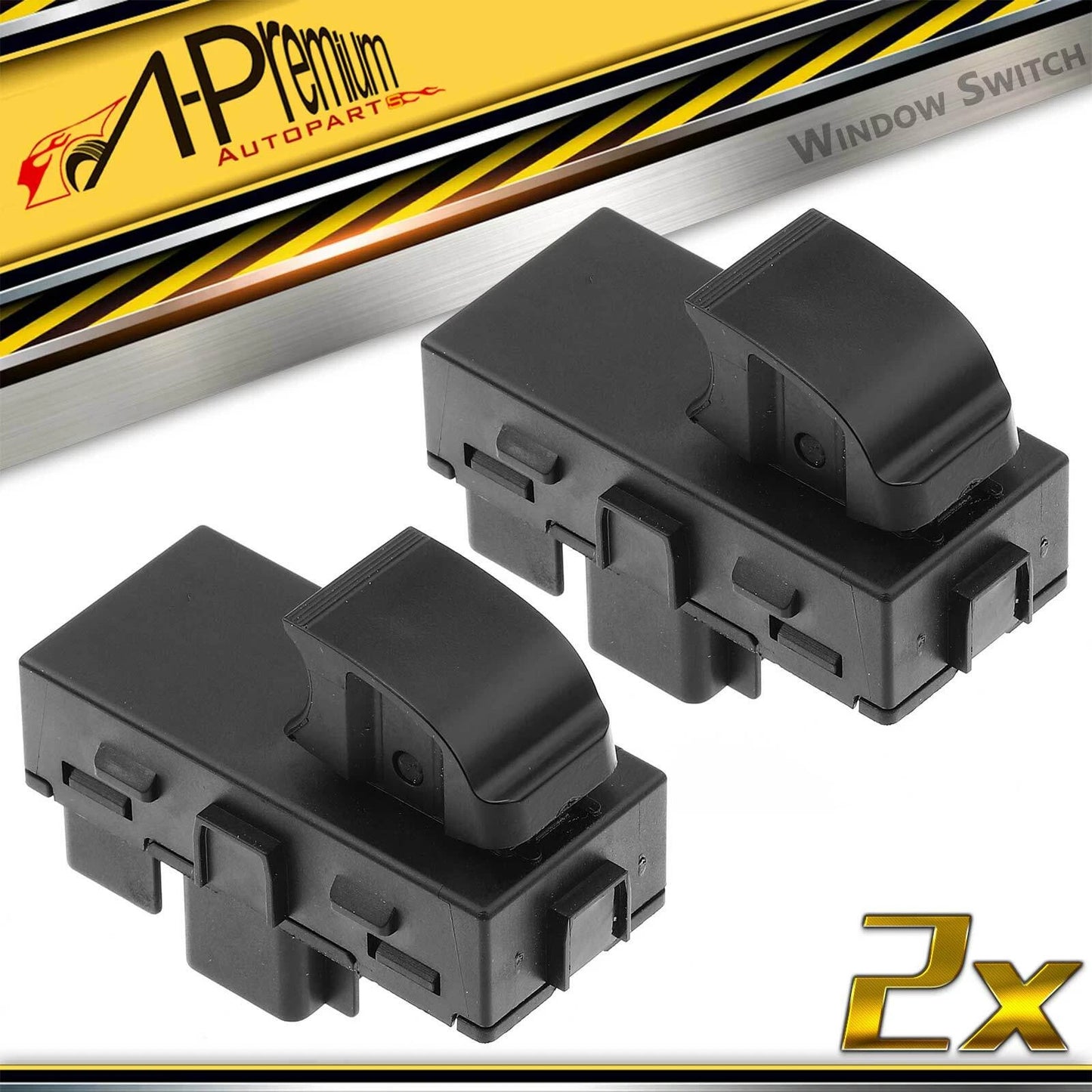 2X Rear Power Window Switch for Chevy Silverado 1500 GMC Sierra (2007–2013)