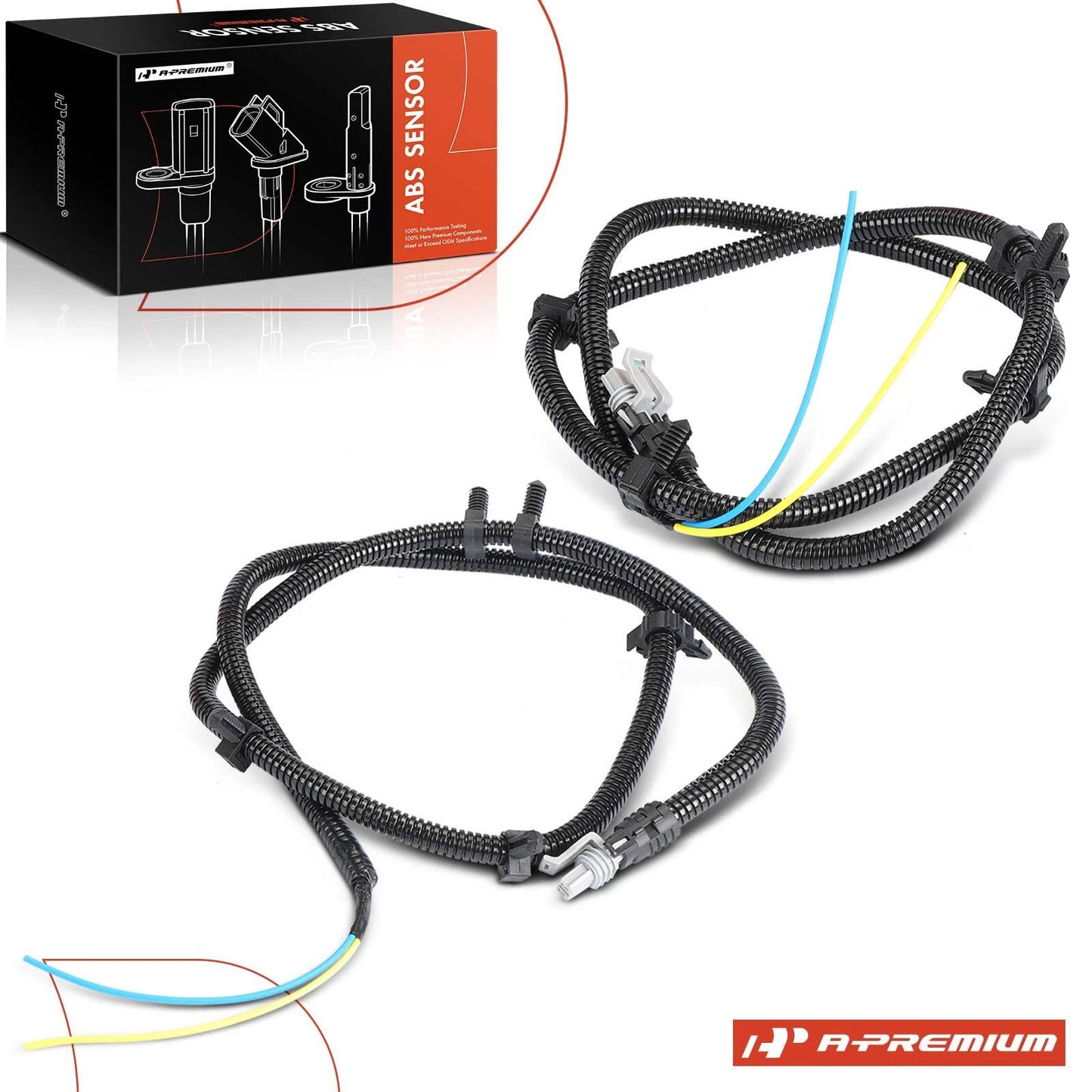 2X ABS Wheel Speed Sensor for Chevrolet Impala (2007–2013)