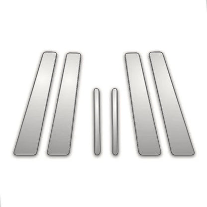 6 Pc Chrome Pillar Post Covers for Volkswagen Passat (2006–2008)
