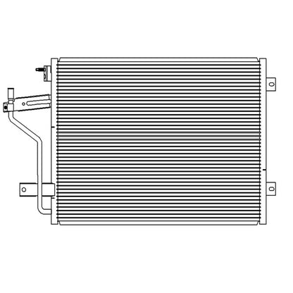 Replacement A/C Condenser For 1998-2002 Dodge Pickup Dodge Fullsize(-2002)