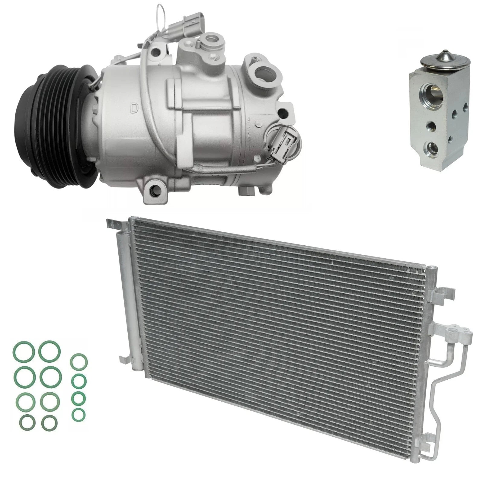 AC Compressor Kit With Condenser for Hyundai Tucson 2.0L (2014–2015)