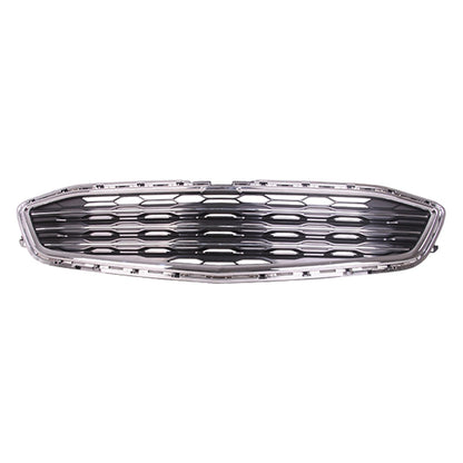 Replacement Black Chrome/Matte ABS Plastic Front Center Grille
