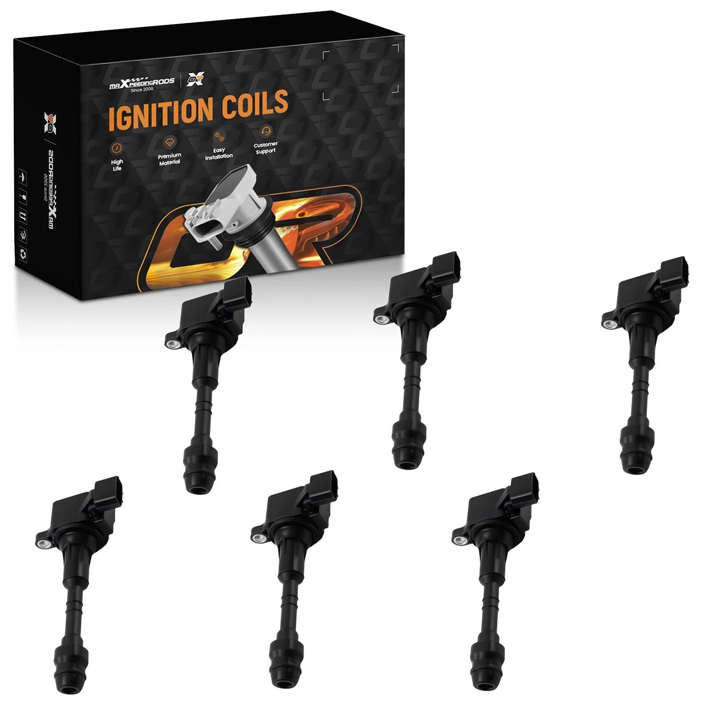 Ignition Coil Set for Infiniti FX35 G35 M35 Nissan 350Z (2003–2008)