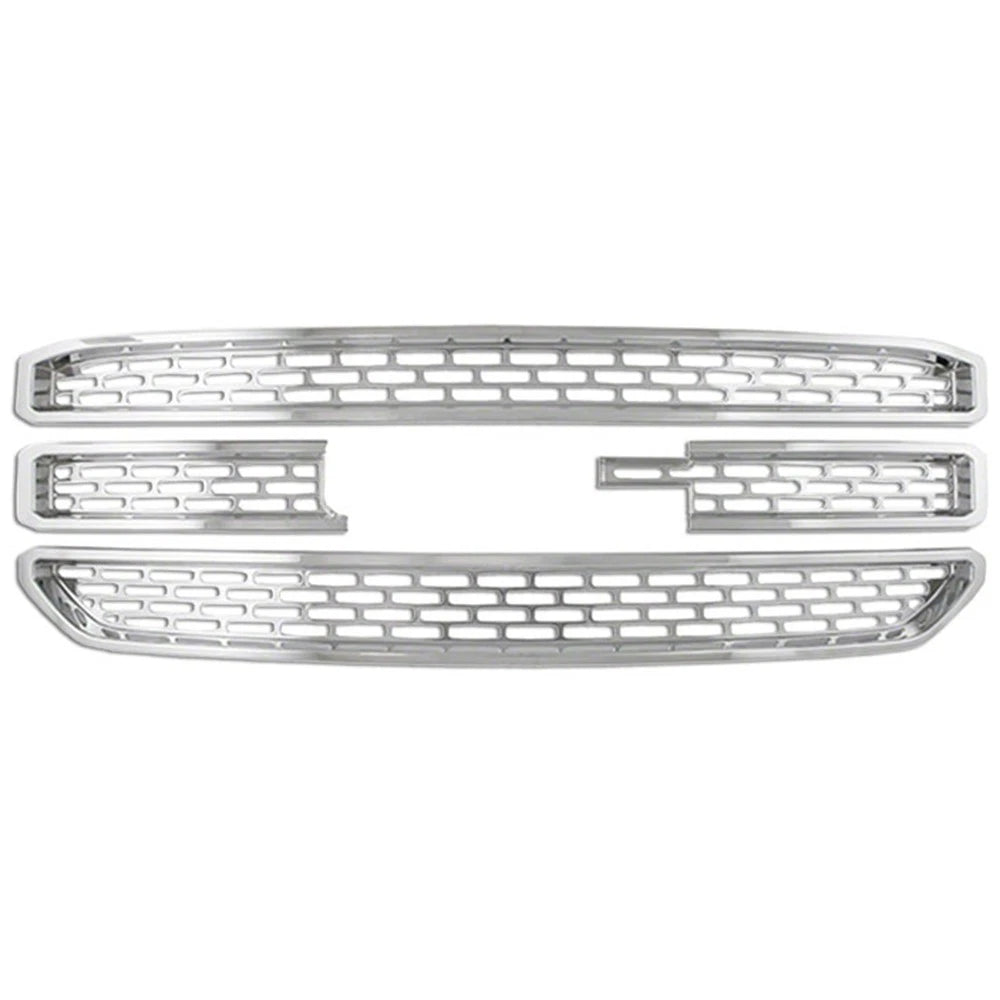Premium FX 4pc Chrome ABS Grille Insert for 2015-2020 GMC Yukon SE/SLT