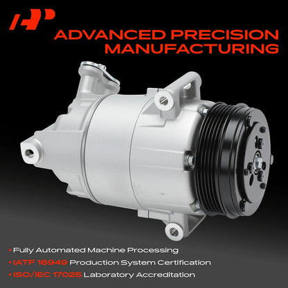A/C Compressor with Clutch for Chevrolet Equinox Colorado GMC Terrain (2005–2022)
