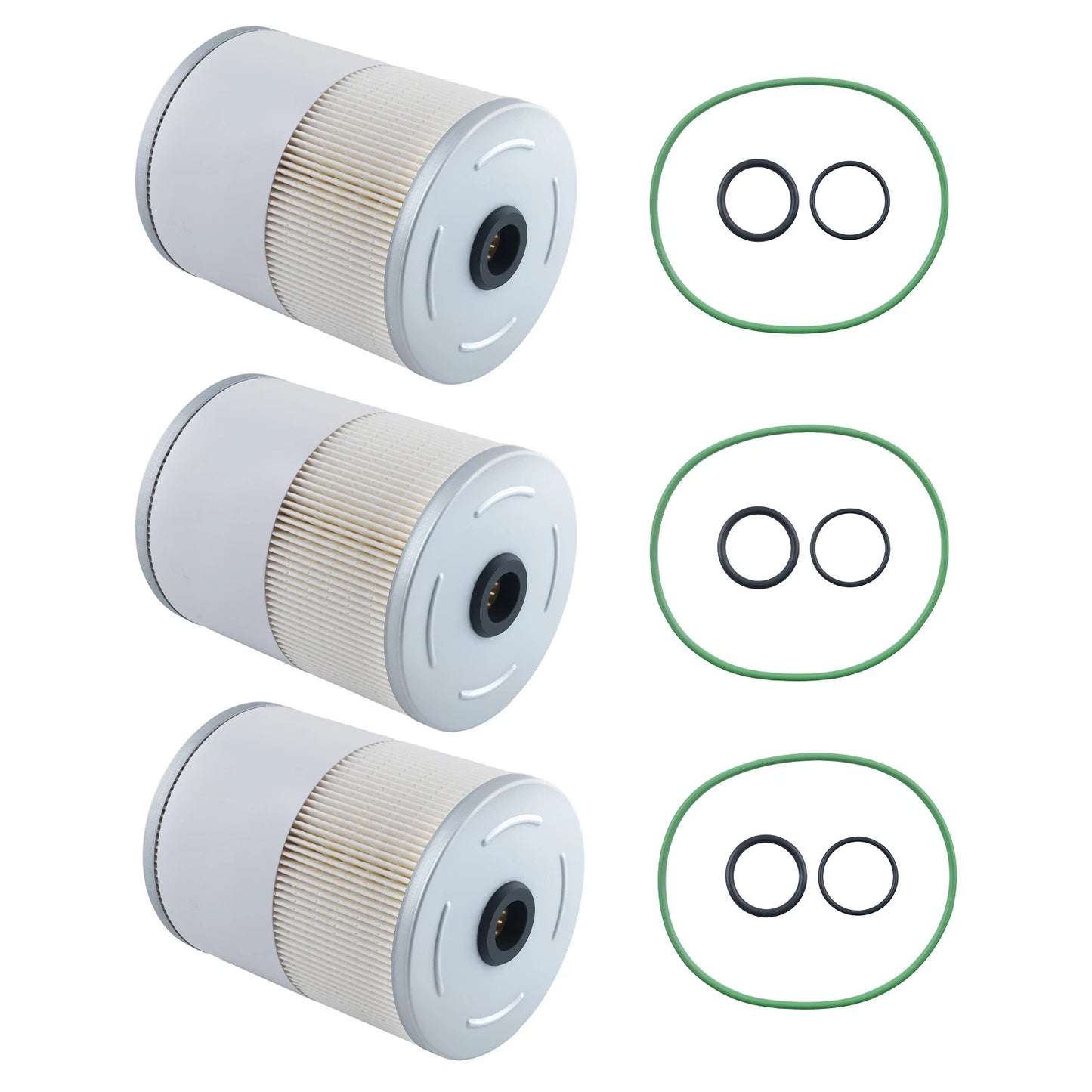 3 Pcs Fuel Filter for Detroit Diesel DD13 DD15 DD16 (2010–2016)