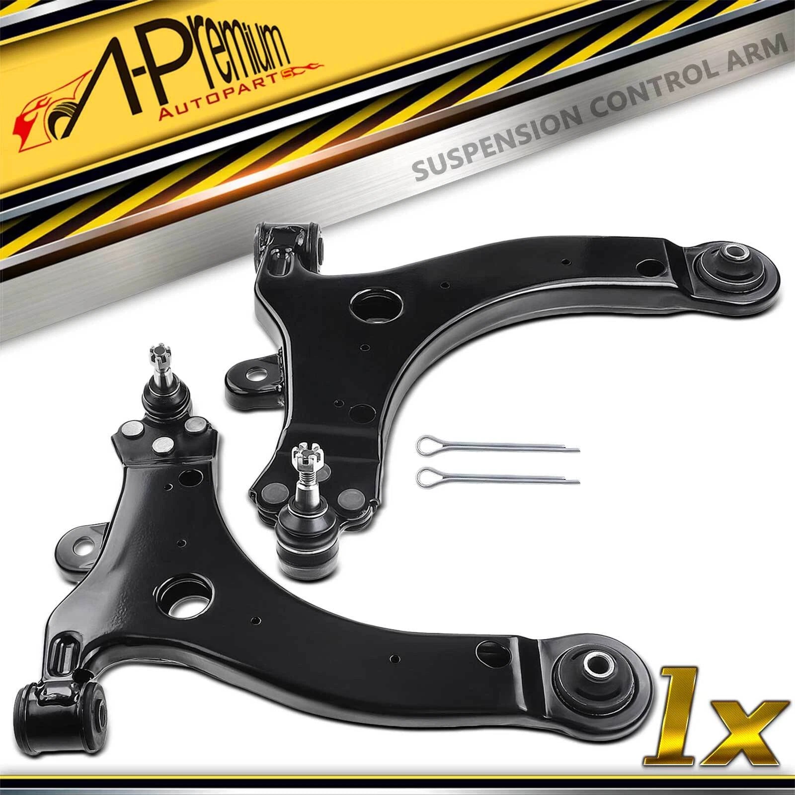 2X Front Lower Control Arm with Ball Joint for Chevy Impala (2006–2013)