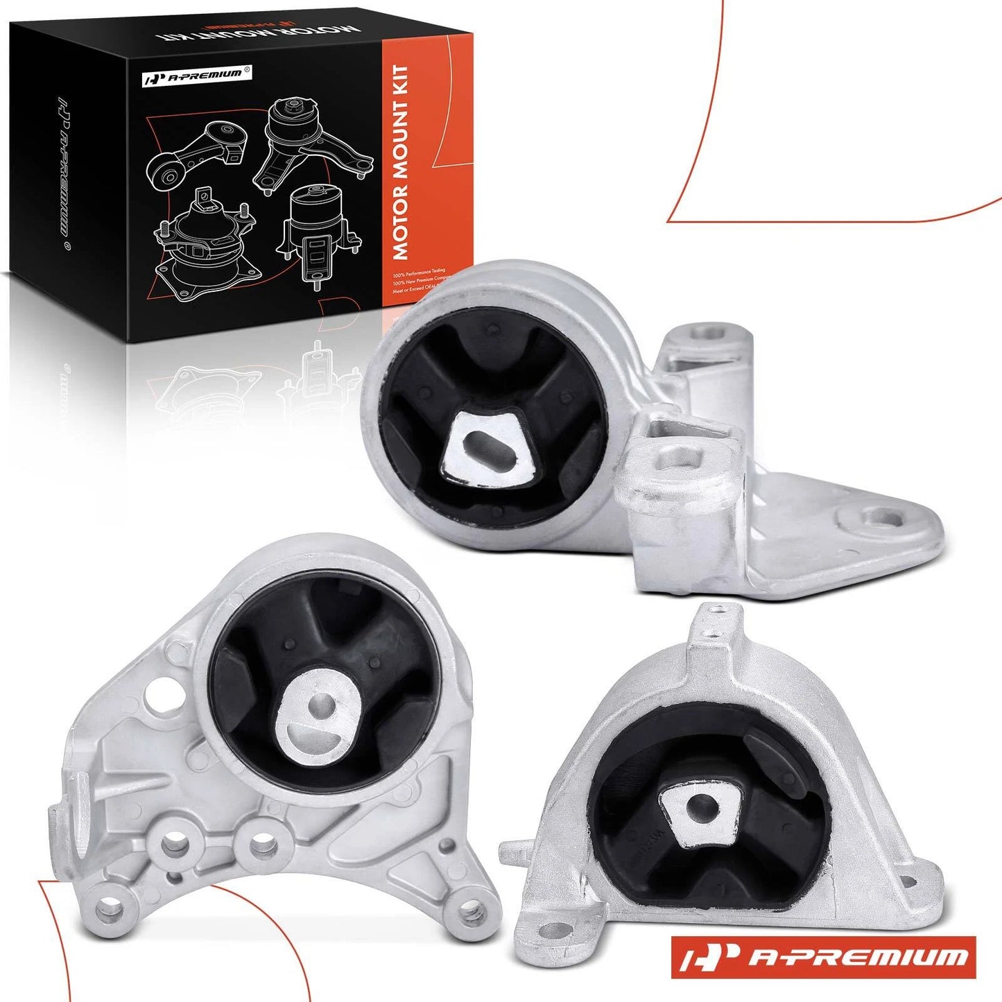 3X Engine Motor & Transmission Mount for Dodge Grand Caravan (2008–2020)