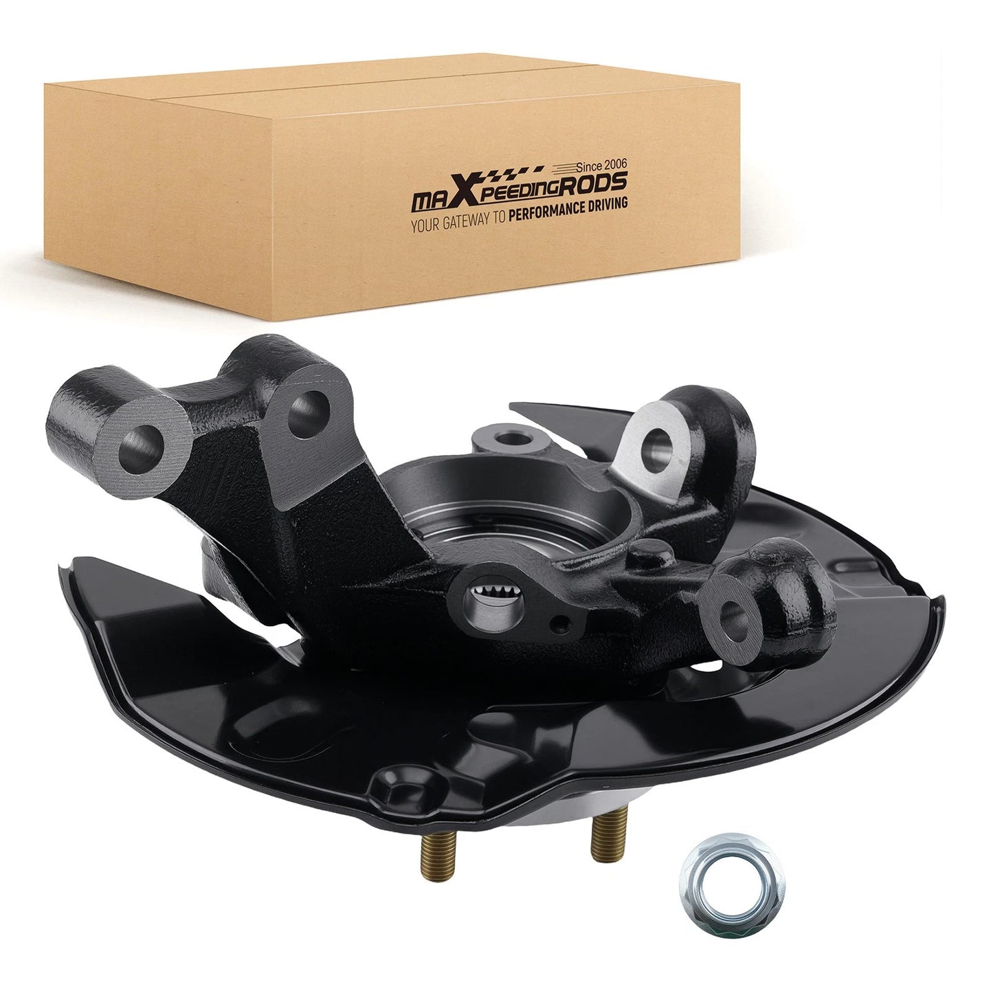 Front Left Steering Knuckle and Wheel Hub Bearing for Toyota Corolla (2003–2008)