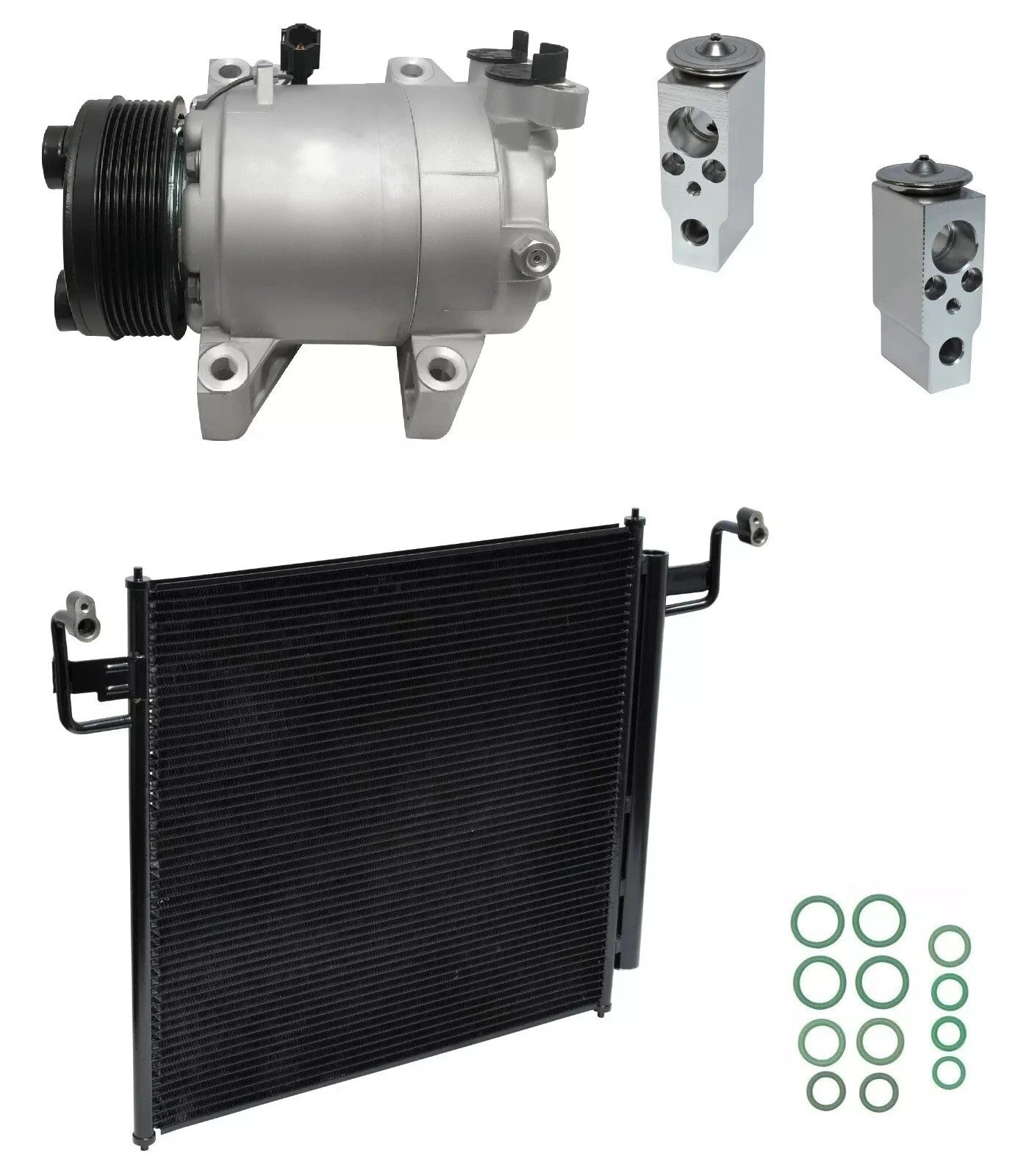 AC Compressor Kit With Condenser for Nissan Armada 5.6L (2015–2019)