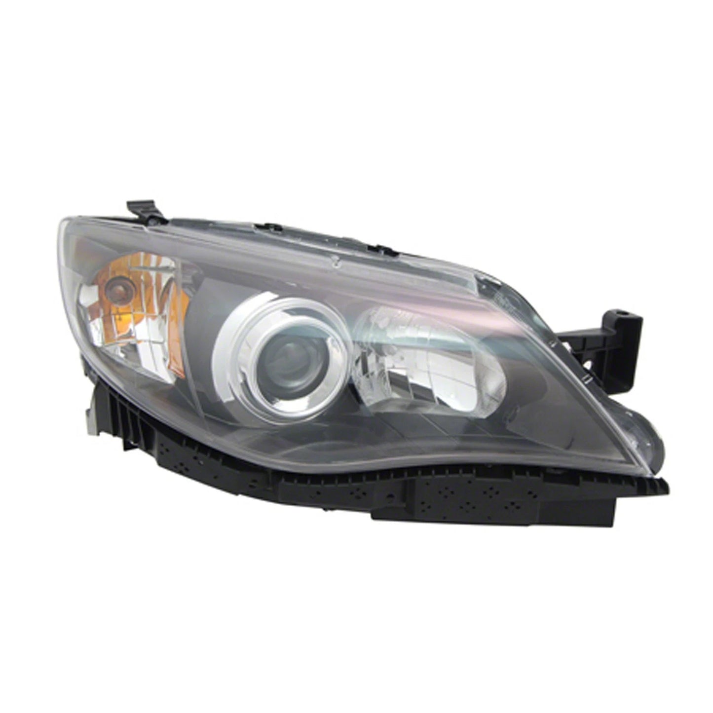 Replacement Passenger Side Black Halogen Head Light Assembly (See Fitment Chart)