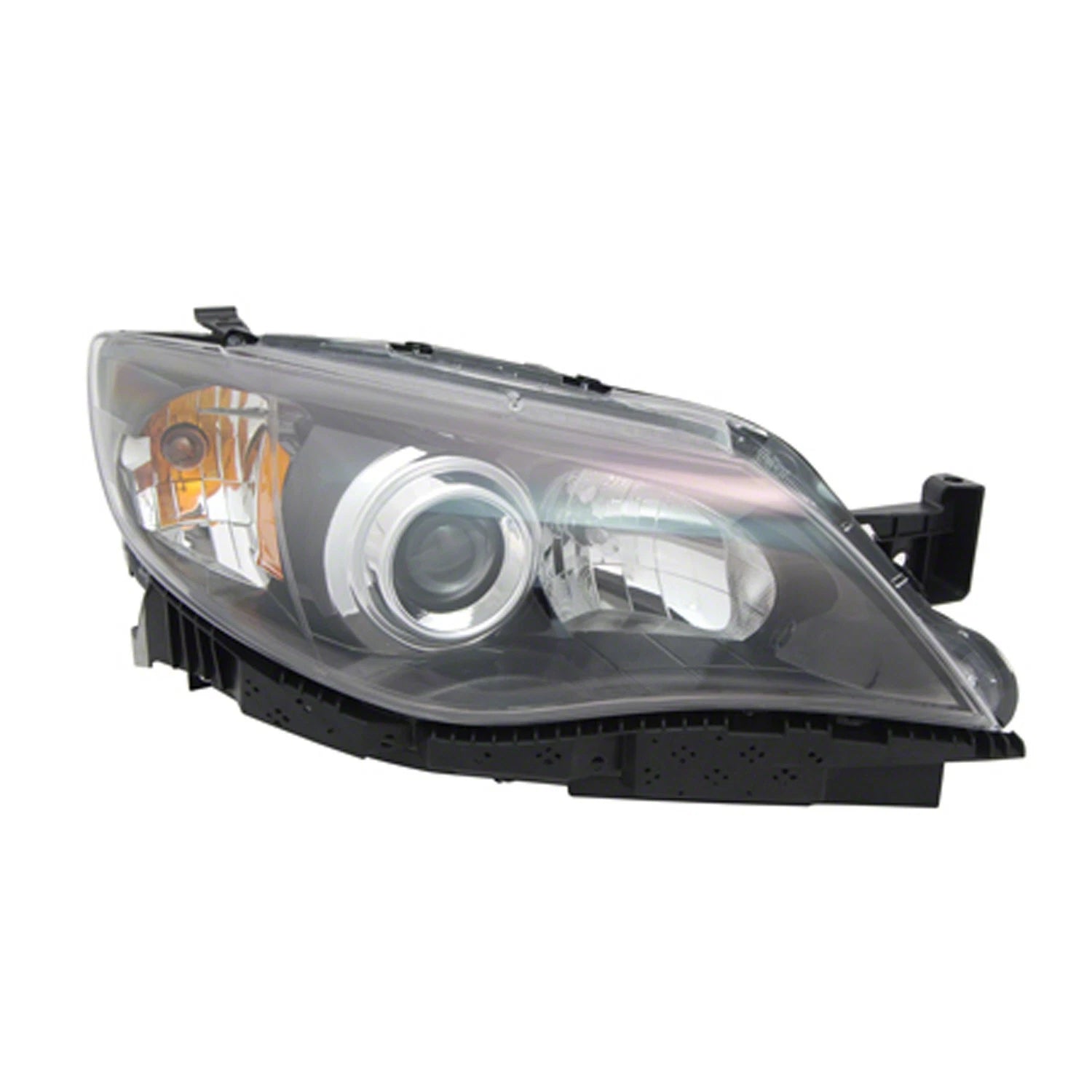 Replacement Passenger Side Black Halogen Head Light Assembly (See Fitment Chart)