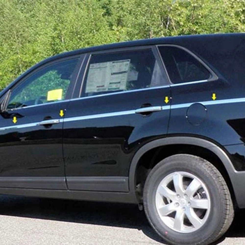 Chrome 1 Upper Arrow Accent Trim 12pc Luxury FX for Kia Sorento (2011–2015)