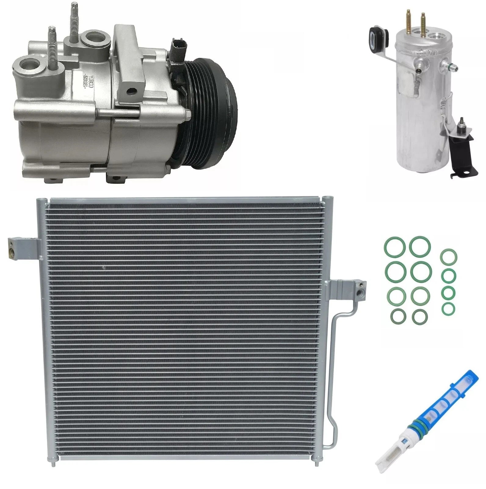 AC Compressor Kit with Condenser for Ford Explorer 4.6L (2008–2010)