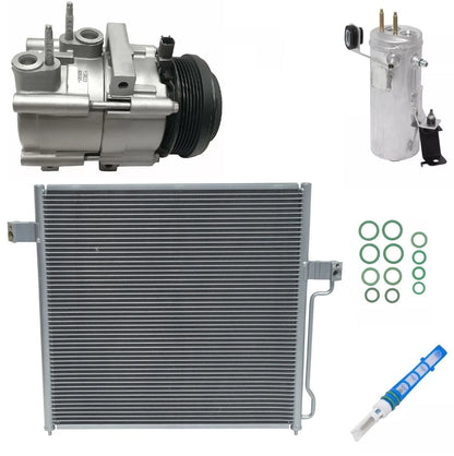 AC Compressor Kit with Condenser for Ford Explorer 4.6L (2008–2010)
