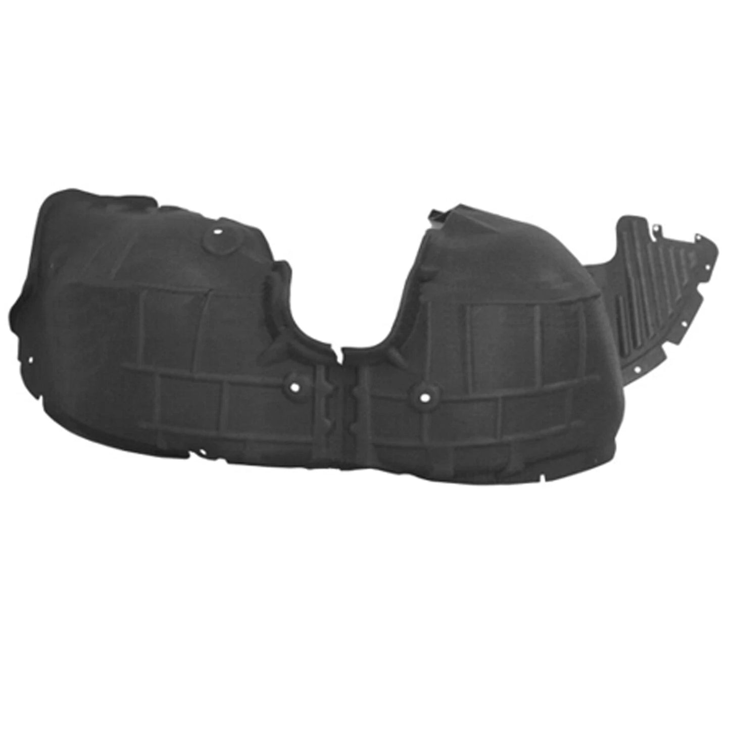 Replacement Polypropylene/PET Plastic Front Passenger Side Fender Liner
