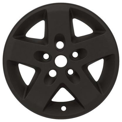 17 Inch Matte Black Wheel Skins for Jeep Wrangler JK (2007–2017)