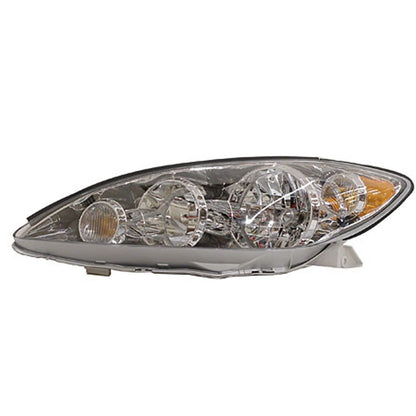 Replacement Chrome Driver Side Head Light Assembly For 2005-2006 Toyota Camry