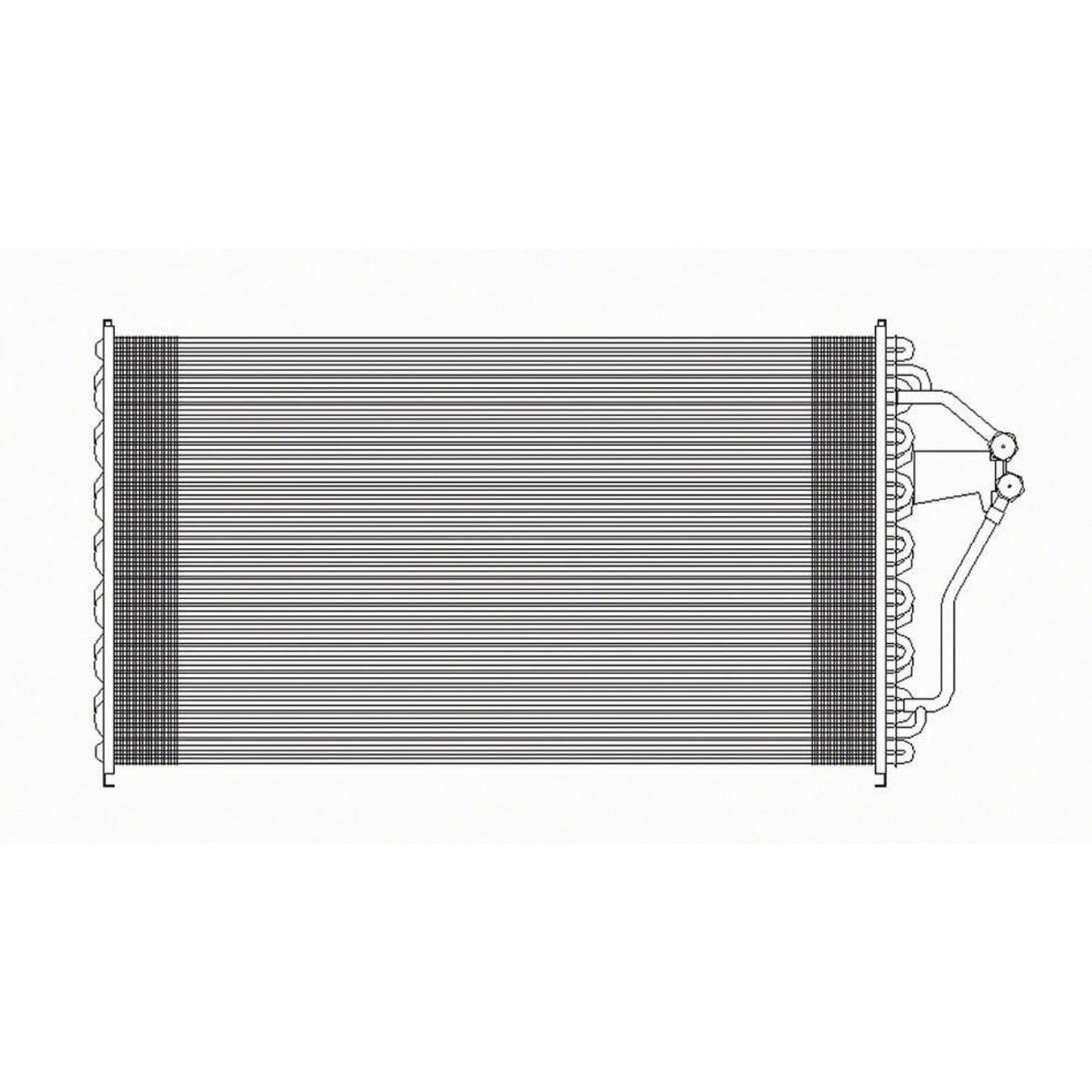 Replacement A/C Condenser Repair Part For 1994-1999 Pontiac Bonneville