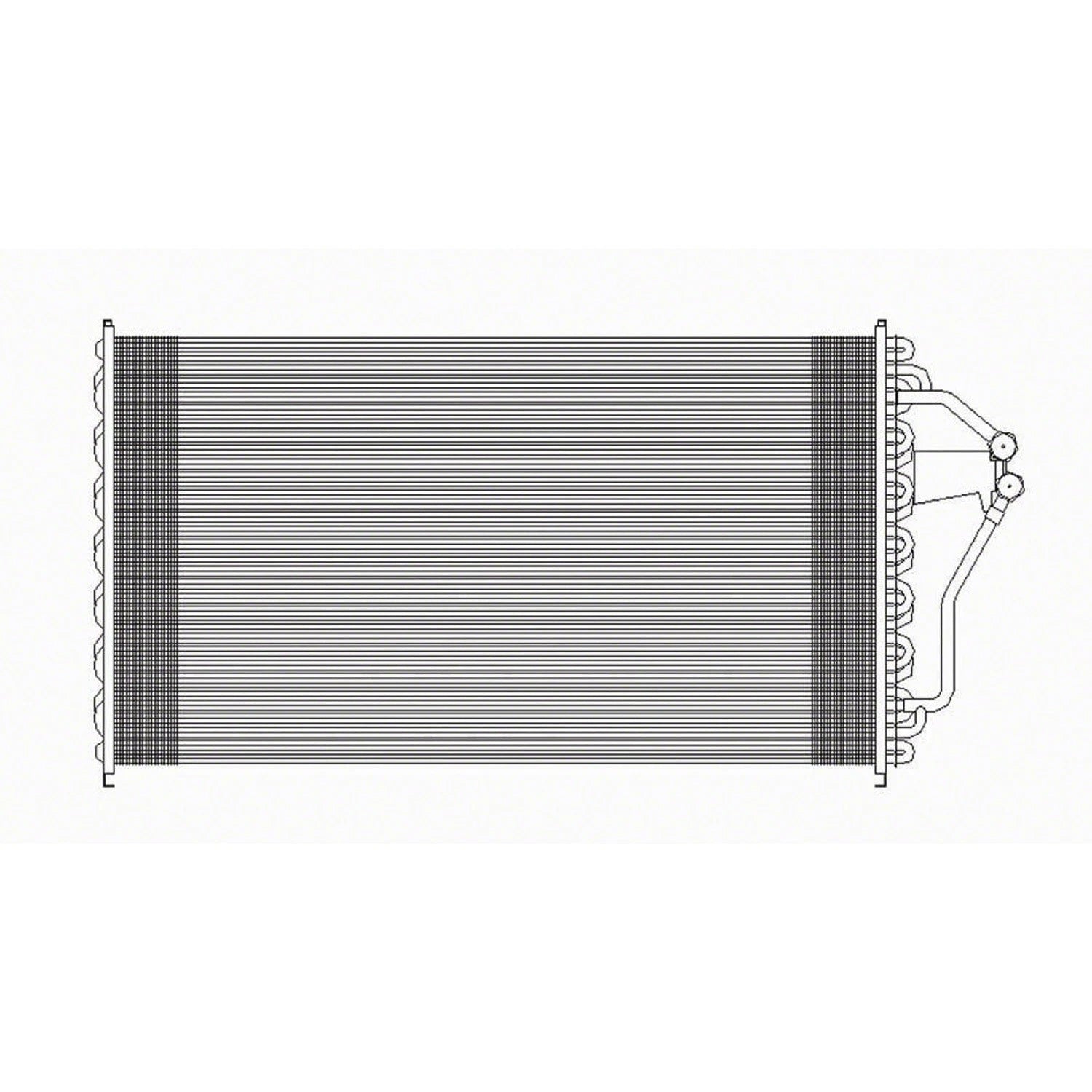 Replacement A/C Condenser Repair Part For 1994-1999 Pontiac Bonneville