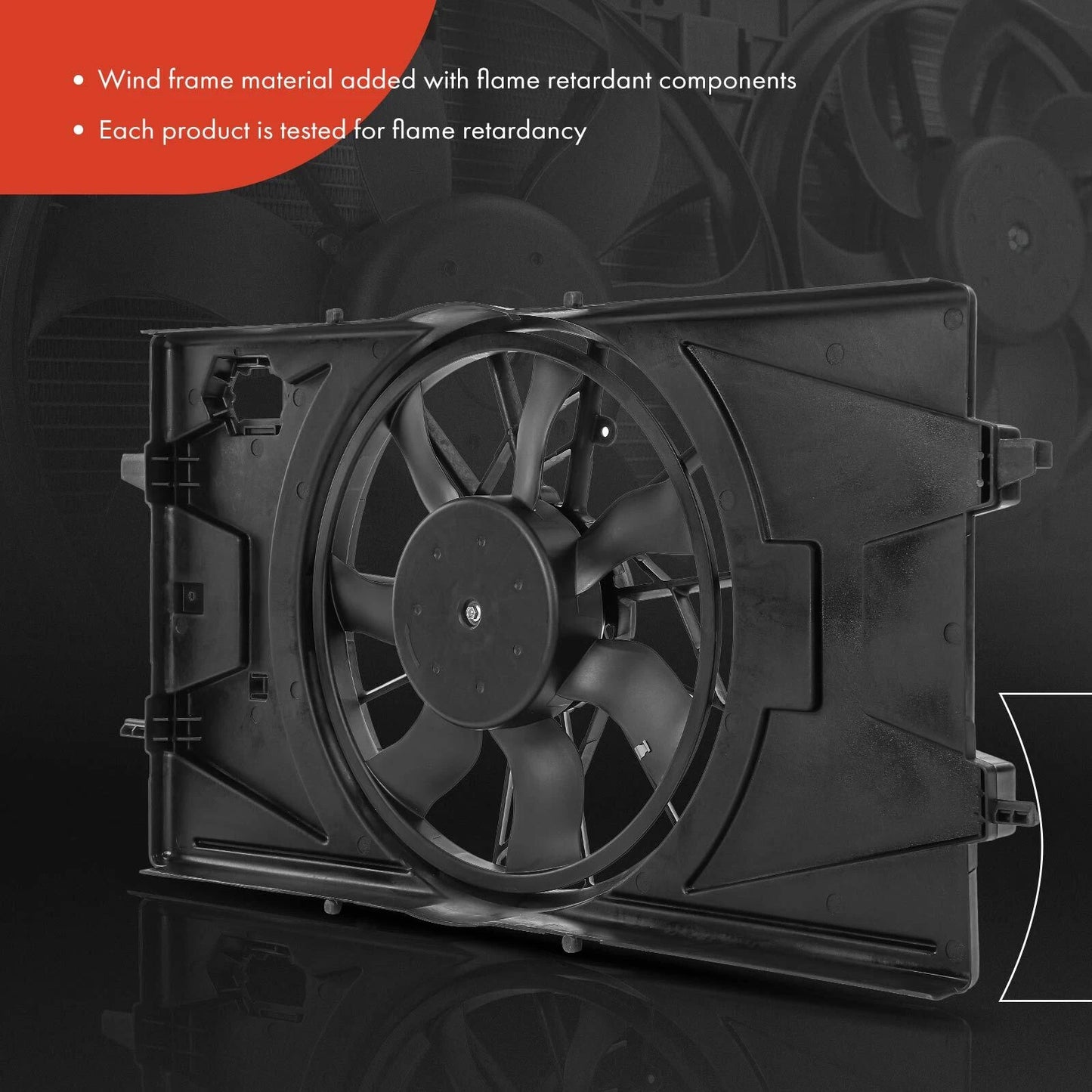 AC condenser and cooling fan assembly kit for Chevy Cobalt (2005–2010)