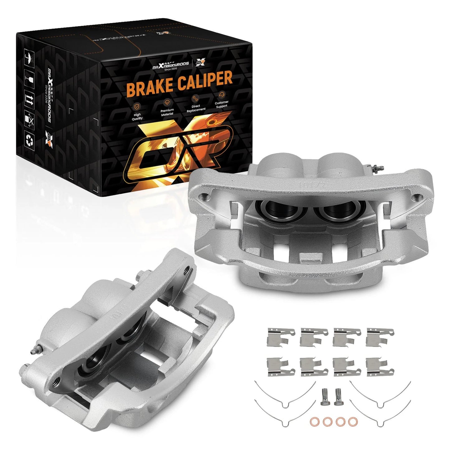 Front Disc Brake Caliper Set for Ford F-250 F-350 Super Duty Excursion (2011–2016)