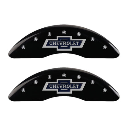Black Caliper Covers Set Engraved for Chevrolet Silverado 3500HD (2020–2024)
