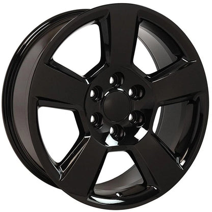 Gloss Black Wheel 20 Inch for 2003–2014 GMC Savana 1500