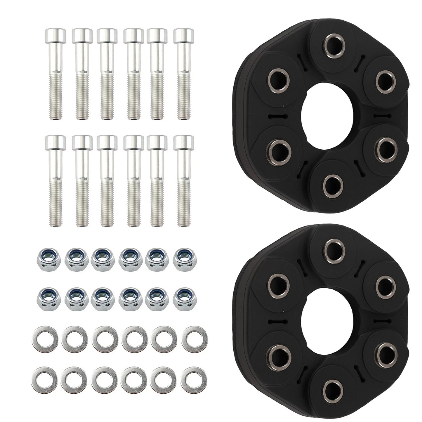 Driveshaft Rubber Flex Disc with Bolts for Mercedes W203 W210 W220 (2000–2006)
