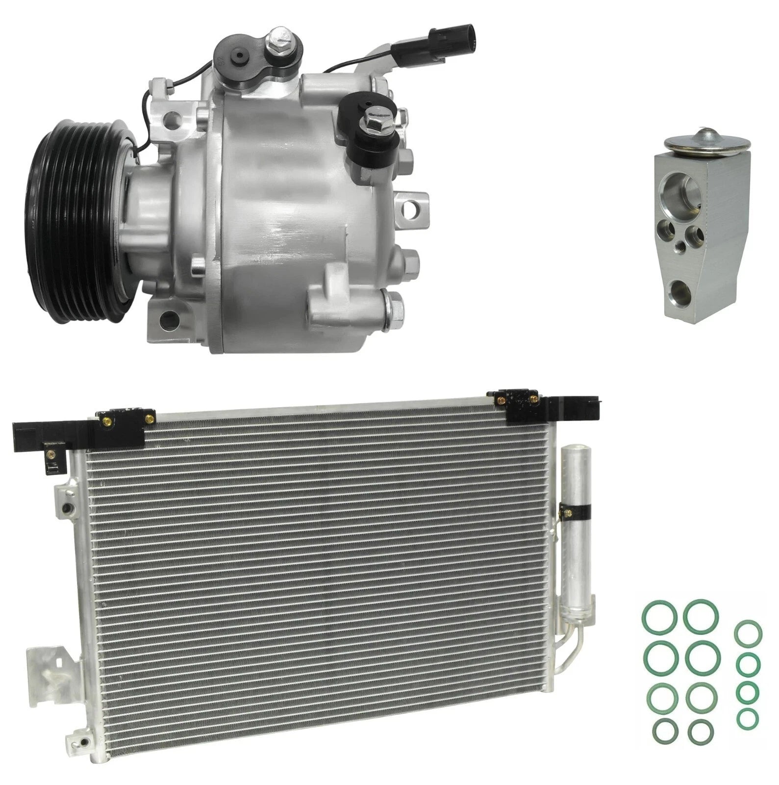 AC Compressor Kit With Condenser for Mitsubishi Outlander Sport 2.0L (2016–2019)