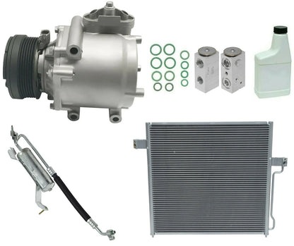 A C Compressor Kit with Condenser Replacement for Ford Ranger (2012–2019)