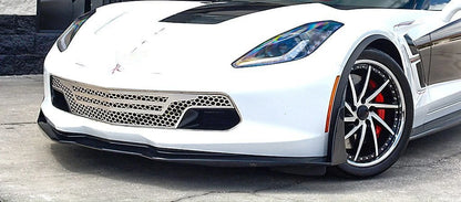 3pc Polished Stainless Grille Overlay for 2014-2019 Chevy Corvette GS Z06