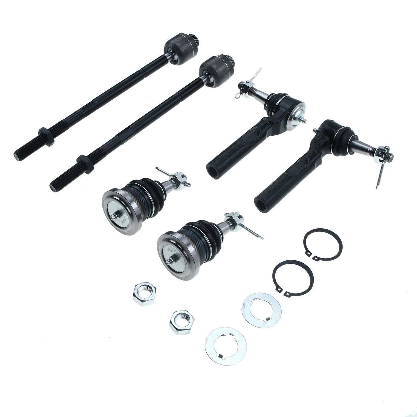 6X Front Ball Joint & Tie Rod End for Chevy Silverado 1500 GMC Sierra (2007–2018)