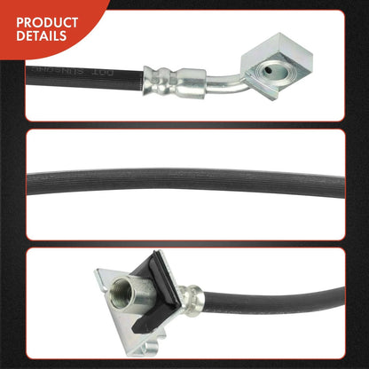 2X Front Brake Hydraulic Hose for Chevy Express 2500 3500 (2003–2018)