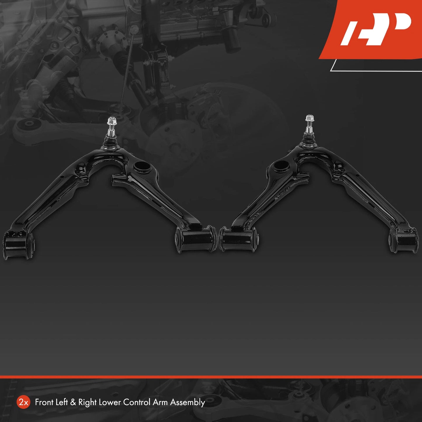 2X Front Lower Control Arm Ball Joint for Chevy Silverado 1500 (2014–2020)