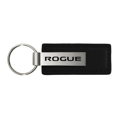 Black Leather Keychain - Officially Licensed for Nissan Rogue
