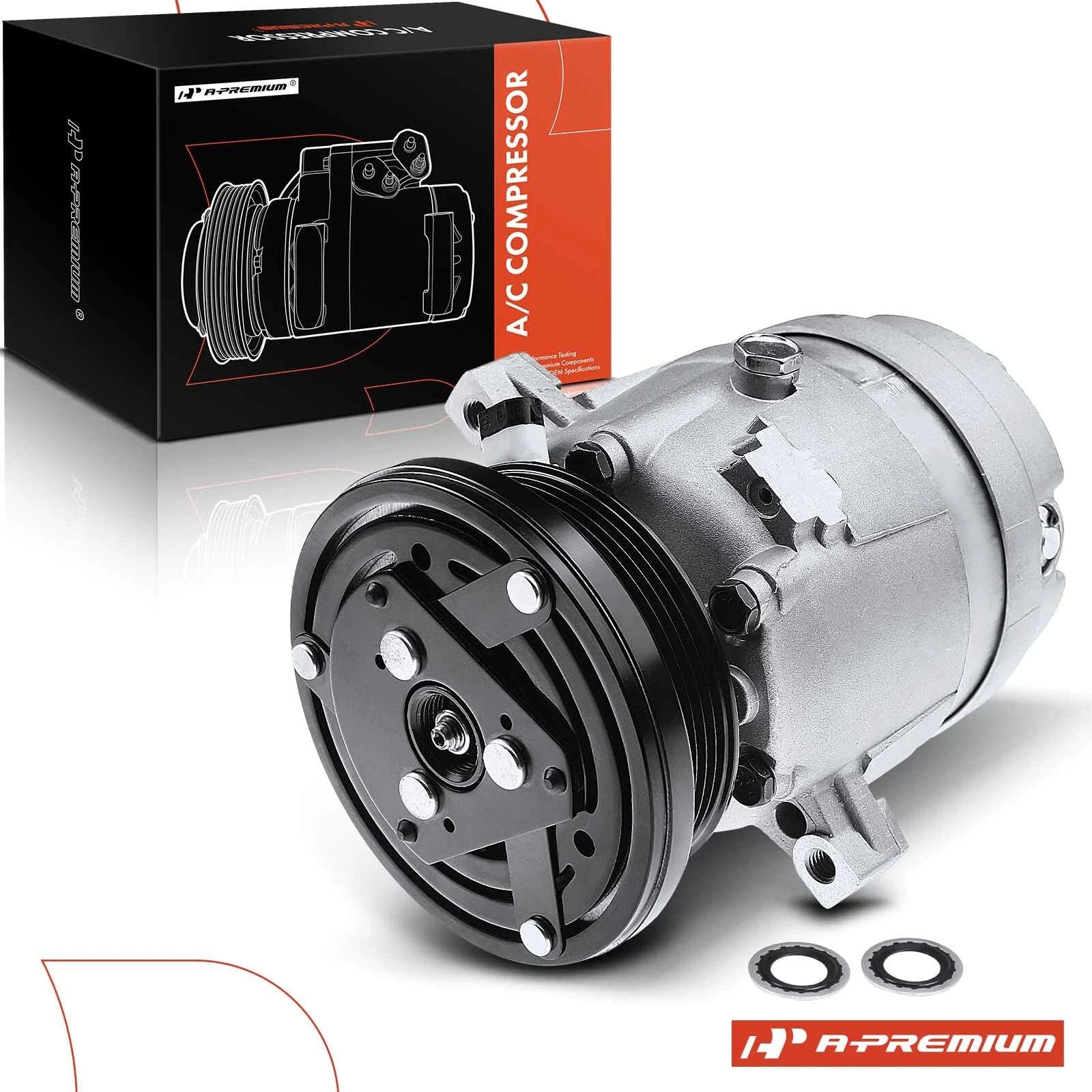 A/C Compressor with Clutch for Buick Century Oldsmobile Cutlass (1982–1996)