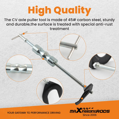 Inner CV Joint Puller Tool Set for 63mm 48mm Fork Adapter (N/A–N/A)