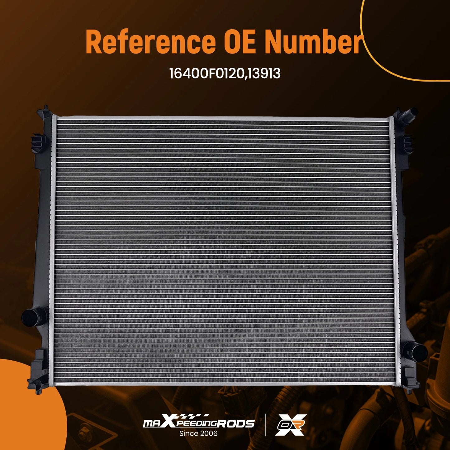 Advanced Fit Radiator for Toyota Sienna (2021–2024) L4 Crossflow Type