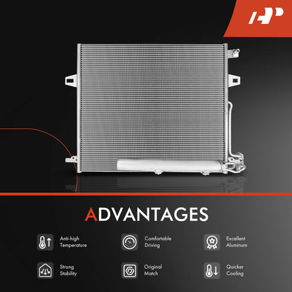A/C Condenser with Receiver Drier for Benz GL320 GL350 ML320 R320 R550 (2007–2012)