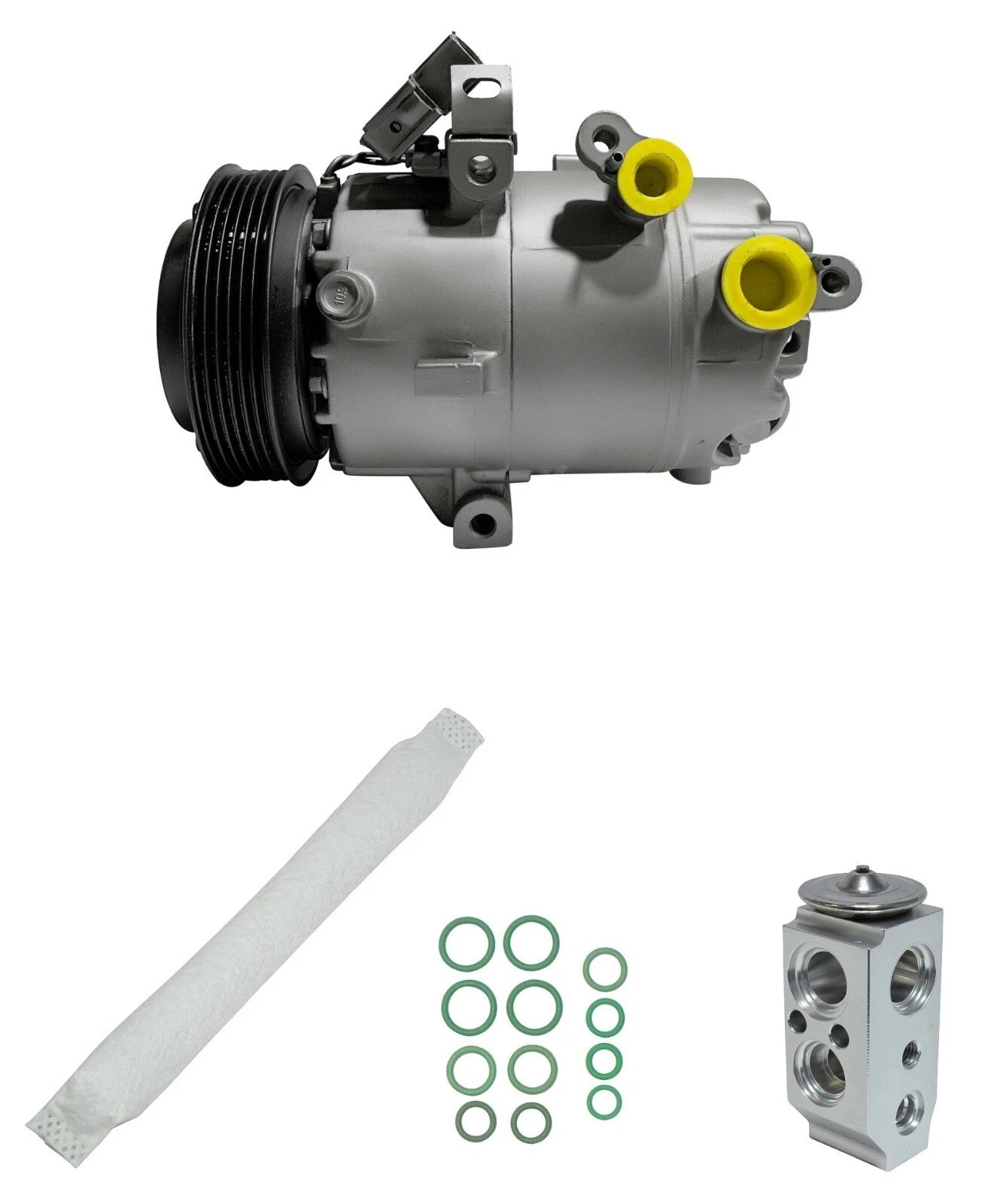AC Compressor Kit Replacement for Kia Forte 1.8L 2.0L (2016–2018)