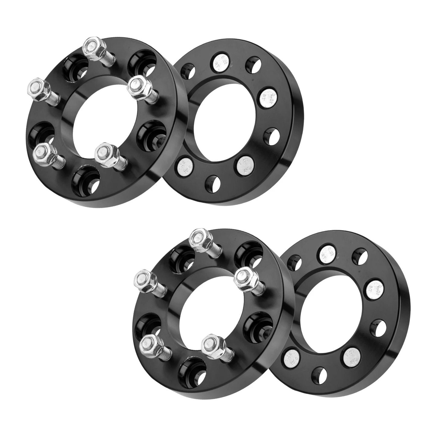 4 PCS Wheel Adapter for Jeep Wrangler (2007–2017) (1" 5x5 to 5x4.5) 82.5mm M12x1.5