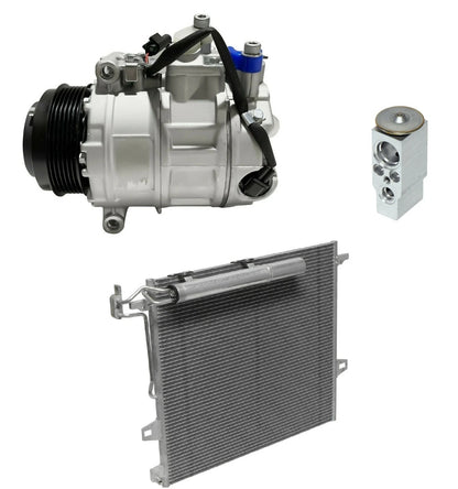 AC Compressor Kit With Condenser for Mercedes ML350 3.5L (2010–2011)