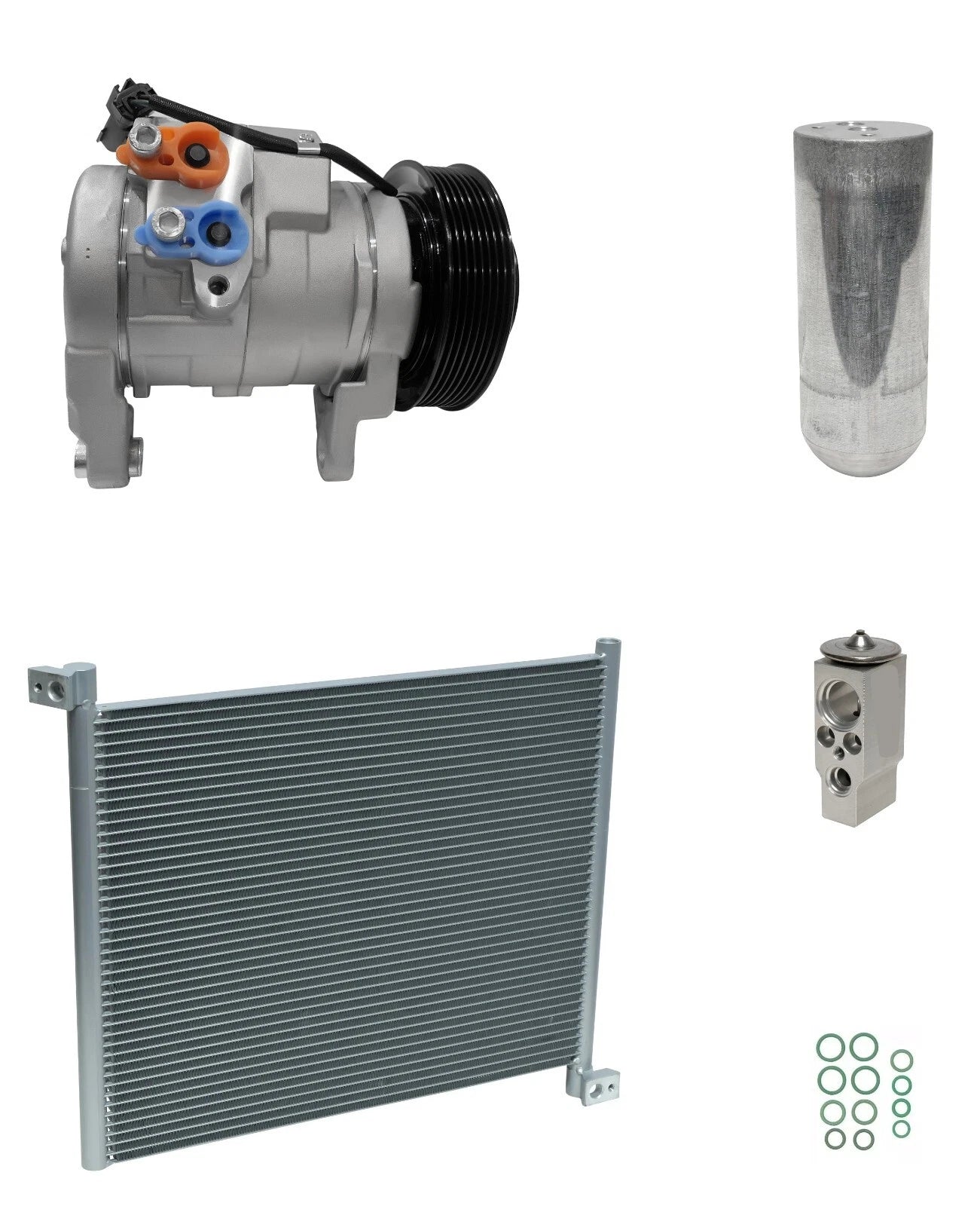 AC Compressor Kit With Condenser for Dodge Durango 5.7L (2007–2009)